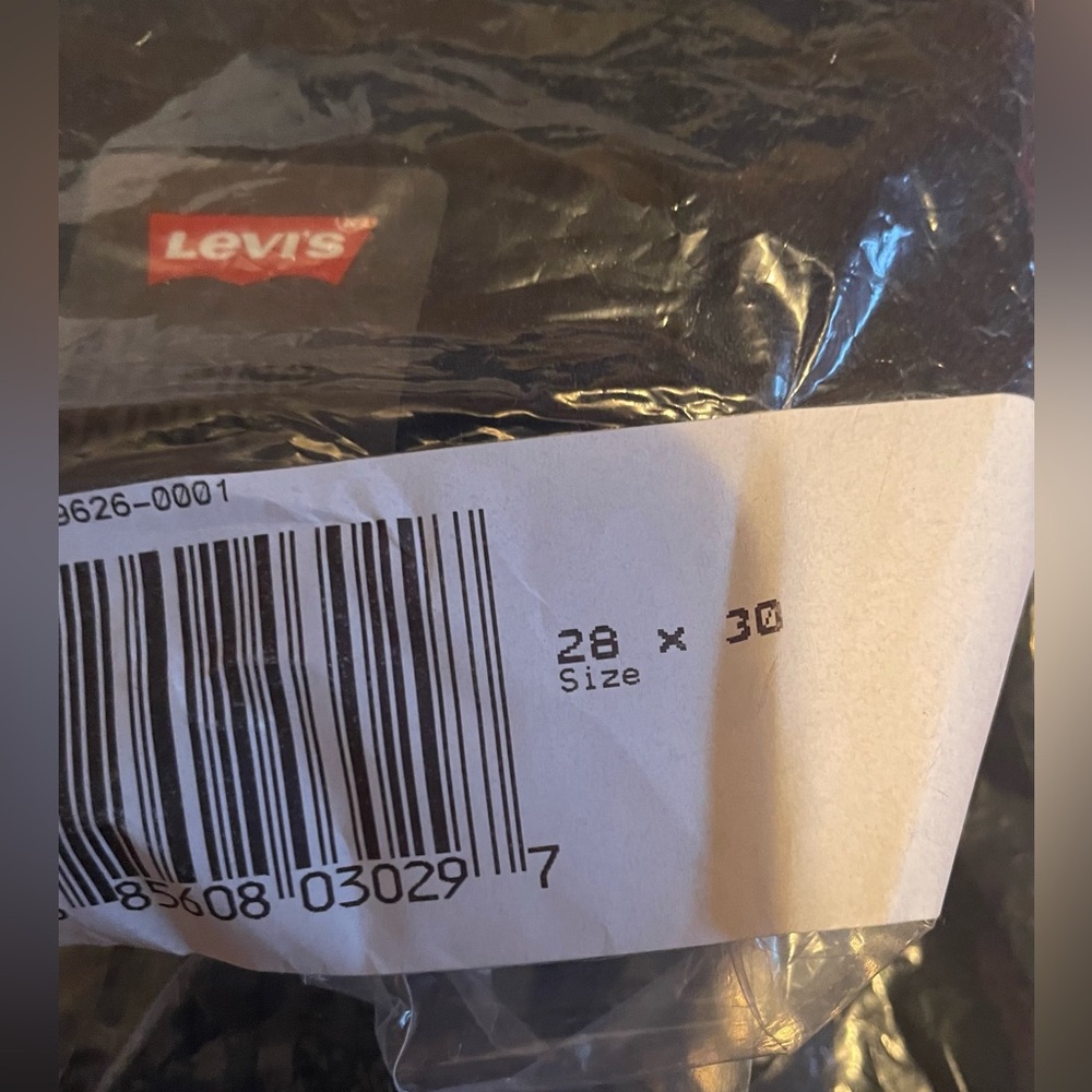 Levi's 311 Shaping Skinny Jeans Womens 28x30 Darkest Sky Stretch Denim NWT - Picture 7 of 7